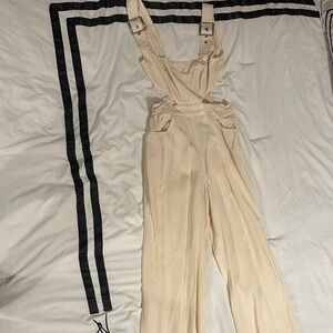 Cream Jumpsuit